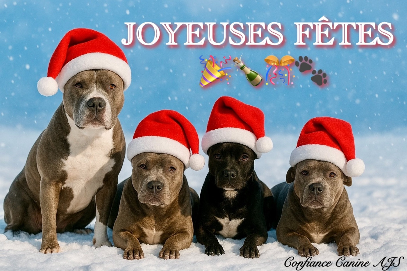 de la Confiance Canine AJS - 🎄 Joyeuses fêtes à tous nos amis à quatre pattes et à leurs familles ! 🐾